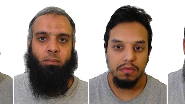 A composite of four undated images issued Wednesday Aug.2, 2017, by Britain's West-Midlands Police, showing left to right: Tahir Aziz, Naweed Ali, Mohibur Rahman and Khobaib Hussain who have been found guilty of preparing terrorist acts, following a partly-secret trial at the Old Bailey in London Wednesday Aug. 2, 2017. A composite of four undated images issued Wednesday Aug.2, 2017, by Britain's West-Midlands Police, showing left to right: Tahir Aziz, Naweed Ali, Mohibur Rahman and Khobaib Hussain who have been found guilty of preparing terrorist acts, following a partly-secret trial at the Old Bailey in London Wednesday Aug. 2, 2017. - Sputnik International