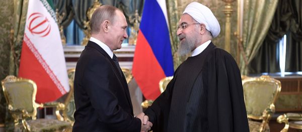 From left: Russian President Vladimir Putin meets with President of the Islamic Republic of Iran Hassan Rouhani From left: Russian President Vladimir Putin meets with President of the Islamic Republic of Iran Hassan Rouhani - Sputnik International