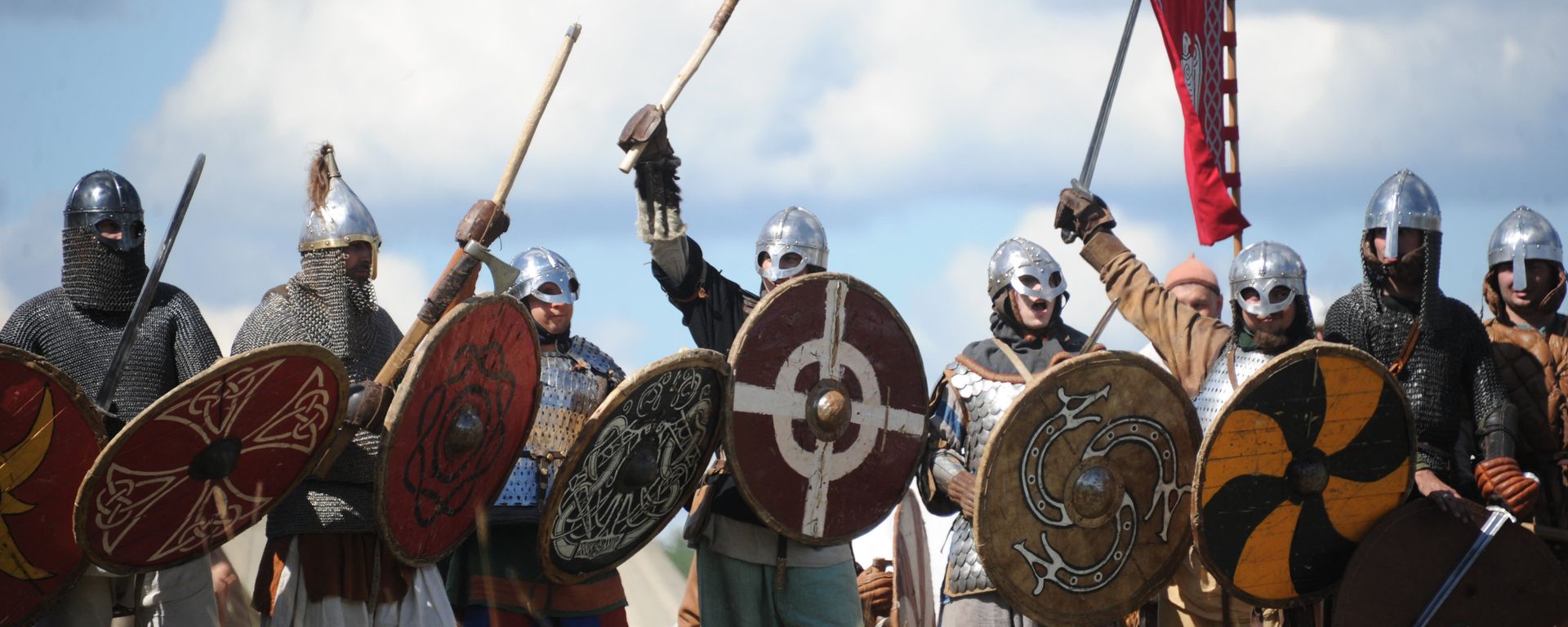 Vikings at The Warrior's Field, an annual festival of history clubs, held in Drakino Park in the Serpukhovsky district. (File) Vikings at The Warrior's Field, an annual festival of history clubs, held in Drakino Park in the Serpukhovsky district. (File) - Sputnik International, 1920, 01.10.2021