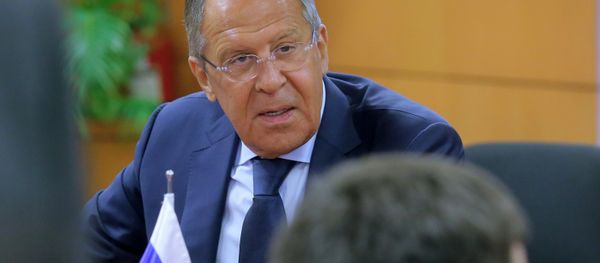 Russian Foreign Minister Sergei Lavrov during a meeting with US Secretary of State Rex Tillerson on the sidelines of the ASEAN in Manila Russian Foreign Minister Sergei Lavrov during a meeting with US Secretary of State Rex Tillerson on the sidelines of the ASEAN in Manila - Sputnik International