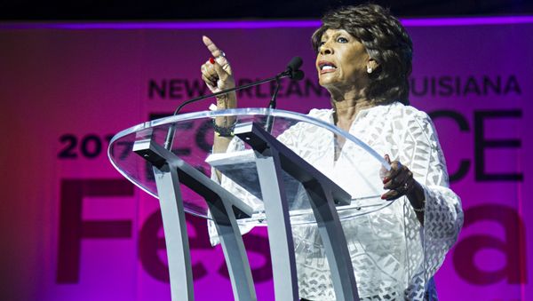 Congresswoman Maxine Waters seen at the ESSENCE Empowerment Experience at Ernest N. Morial Convention Center on Saturday, July 1, 2017, in New Orleans Congresswoman Maxine Waters seen at the ESSENCE Empowerment Experience at Ernest N. Morial Convention Center on Saturday, July 1, 2017, in New Orleans - Sputnik International