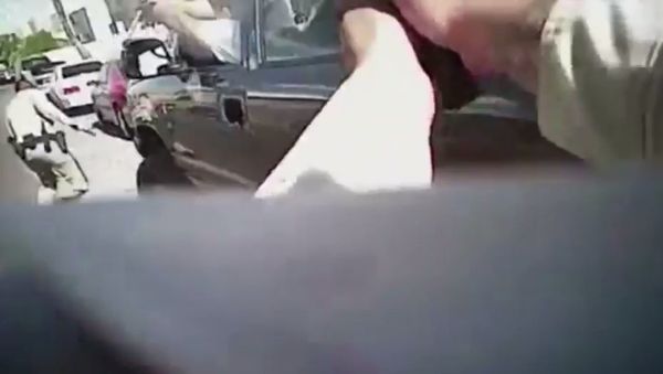 Miguel Salas starts a gunfight with Las Vegas police after refusing to exit is vehicle, Miguel Salas starts a gunfight with Las Vegas police after refusing to exit is vehicle, - Sputnik International