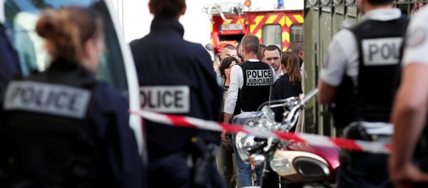 Police work near the scene where French soliders were hit and injured by a vehicle in the western Paris suburb of Levallois-Perret, France, August 9, 2017. Police work near the scene where French soliders were hit and injured by a vehicle in the western Paris suburb of Levallois-Perret, France, August 9, 2017. - Sputnik International