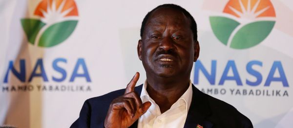 Kenyan opposition leader Raila Odinga, the presidential candidate of the National Super Alliance (NASA) coalition, address a news conference on the concluded presidential election in Nairobi, Kenya, August 9, 2017 - Sputnik International