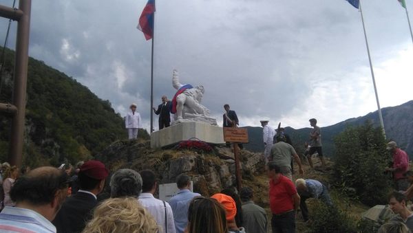 Opening ceremony of a monument dedicated to Alexander Prokhorenko in Italy - Sputnik International