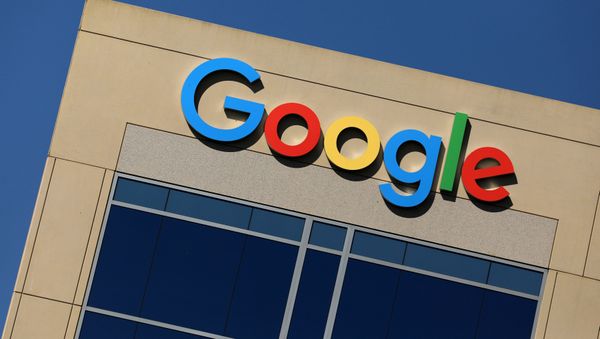 The Google logo is pictured atop an office building in Irvine, California, US, August 7, 2017.  - Sputnik International