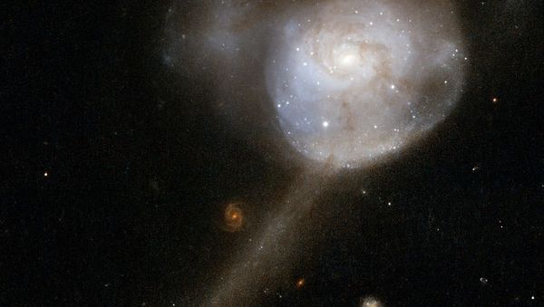NGC 17 (or NGC 34), a galaxy in Cetus. By NASA, ESA, the Hubble Heritage (STScI/AURA)-ESA/Hubble Collaboration, and A. Evans (University of Virginia, Charlottesville/NRAO/Stony Brook University) - Sputnik International