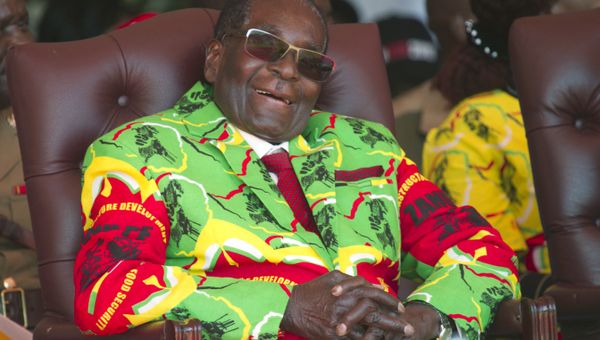 In this Friday June, 2, 2017 file photo Zimbabwean President Robert Mugabe smiles during a youth rally in Marondera, east of Harare. - Sputnik International