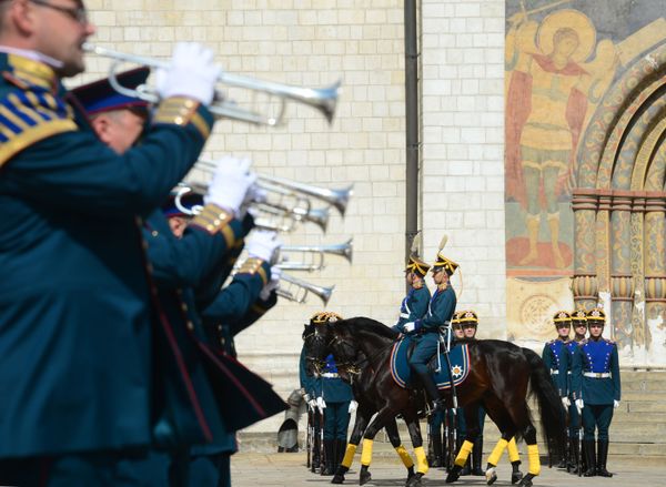Russian Presidential Regiment's Performance at Kremlin's Walls Russian Presidential Regiment's Performance at Kremlin's Walls - Sputnik International
