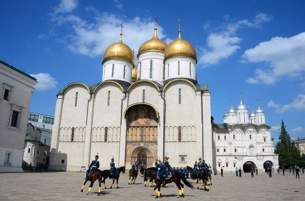Russian Presidential Regiment's Performance at Kremlin's Walls Russian Presidential Regiment's Performance at Kremlin's Walls - Sputnik International