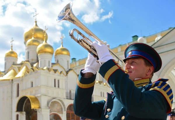 Russian Presidential Regiment's Performance at Kremlin's Walls Russian Presidential Regiment's Performance at Kremlin's Walls - Sputnik International