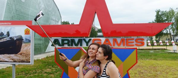 Visitors at the Alabino military training grounds near Moscow where the individual race of the Tank Biathlon of the 2017 International Army Games runs Visitors at the Alabino military training grounds near Moscow where the individual race of the Tank Biathlon of the 2017 International Army Games runs - Sputnik International
