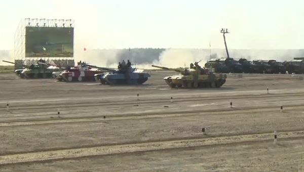 Tank Biathlon Contest In Alabino - Sputnik International