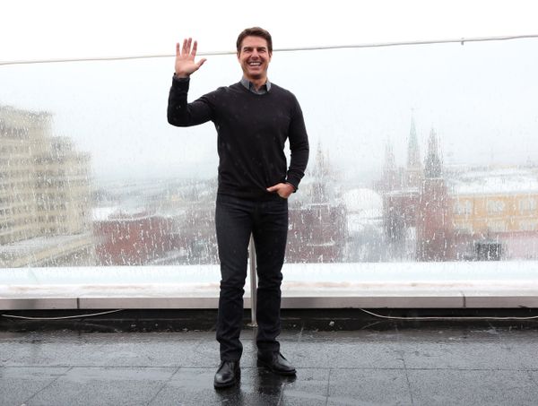 Actor Tom Cruise on the roof of Moscow's Ritz-Carlton Hotel at a photo call for Joseph Kosinski's film Oblivion. (File) - Sputnik International