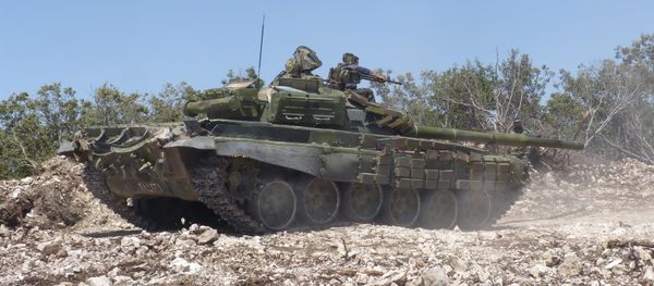 Syrian army forces near Salba - Sputnik International