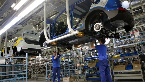 Updated Hyundai Solaris cars manufactured in Leningrad Region - Sputnik International