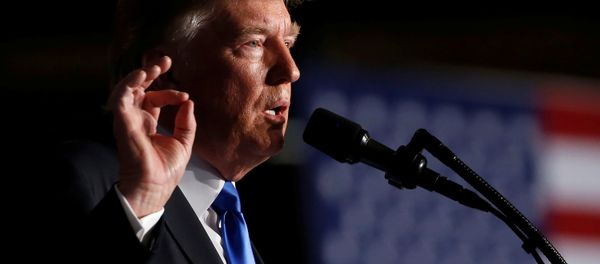 US President Donald Trump announces his strategy for the war in Afghanistan during an address from Fort Myer, Virginia, US, August 21, 2017. US President Donald Trump announces his strategy for the war in Afghanistan during an address from Fort Myer, Virginia, US, August 21, 2017. - Sputnik International
