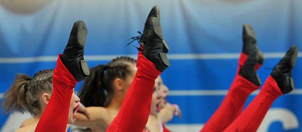 Participants compete at the Russian Cheerleading Championship in Moscow. (File) - Sputnik International
