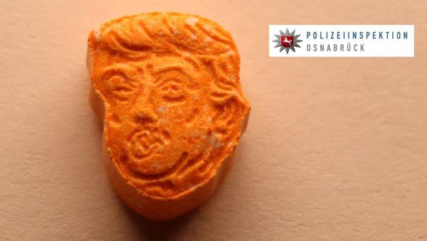 German police say they have seized thousands of ecstasy pills in the shape of President Donald Trump’s head, a haul with an estimated street value of 39,000 euros ($45,900). - Sputnik International