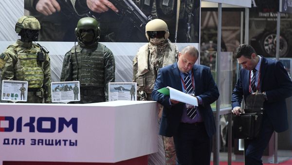Body armor for service personnel on display at the Army 2017 International Military-Technical Forum in the Moscow Region - Sputnik International