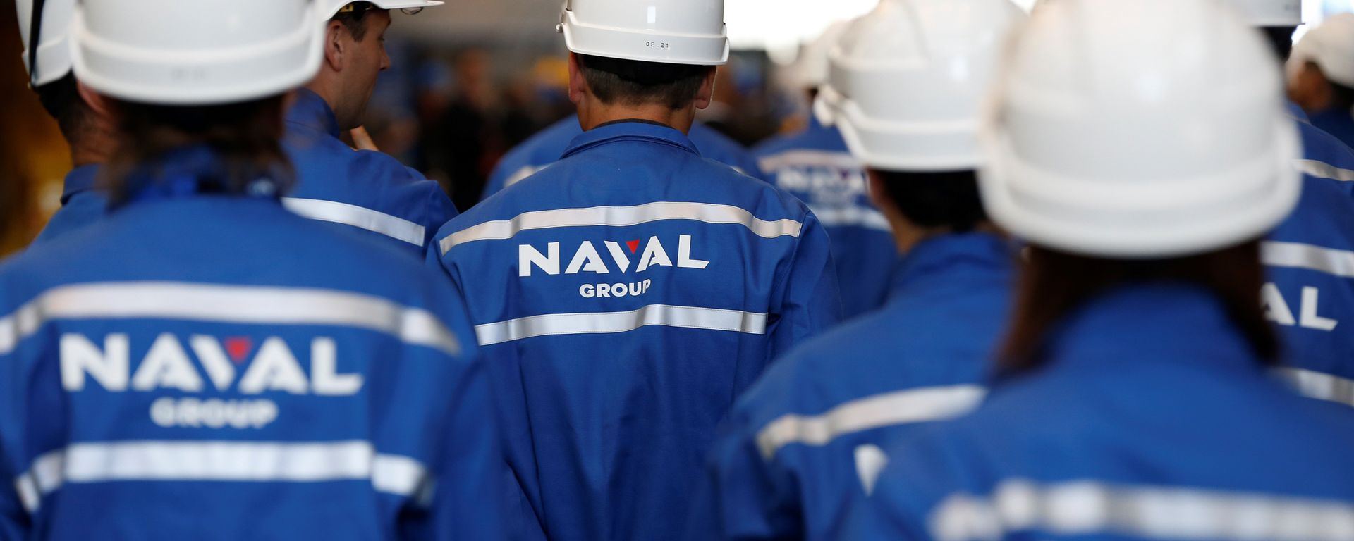 Workers of The Naval Group plant in Cherbourg-Octeville, north-western France on July 9, 2017 Workers of The Naval Group plant in Cherbourg-Octeville, north-western France on July 9, 2017 - Sputnik International, 1920, 23.09.2021