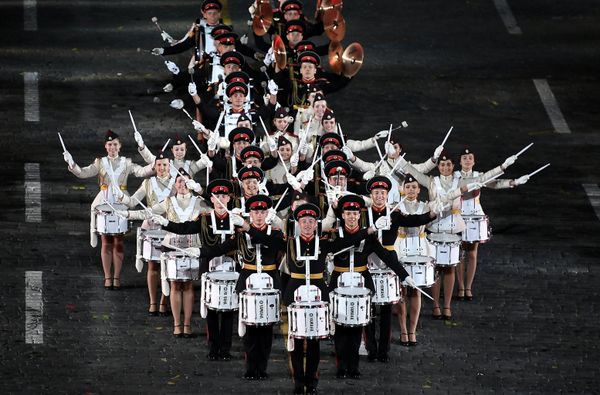 The solemn opening ceremony for the 10th Spasskaya Tower international military music festival in Moscow - Sputnik International