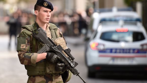 Armed French soldier. (File) - Sputnik International