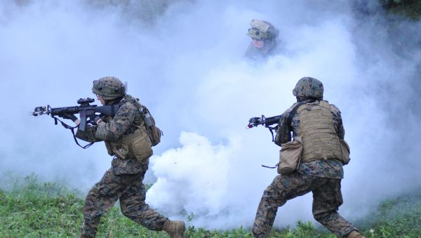US and Lithuanian servicemen demonstrate their skills - Sputnik International