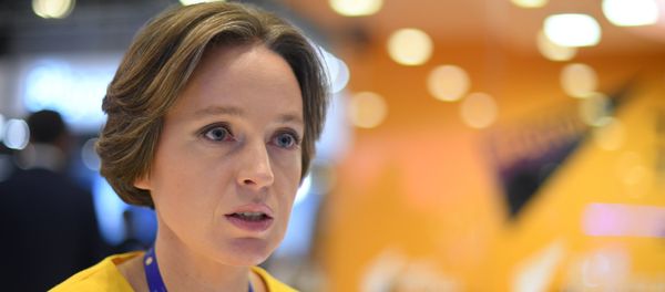 Yekaterina Trofimova, CEO, Analytical Credit Agency, attends the 2017 St. Petersburg International Economic Forum. Yekaterina Trofimova, CEO, Analytical Credit Agency, attends the 2017 St. Petersburg International Economic Forum. - Sputnik International