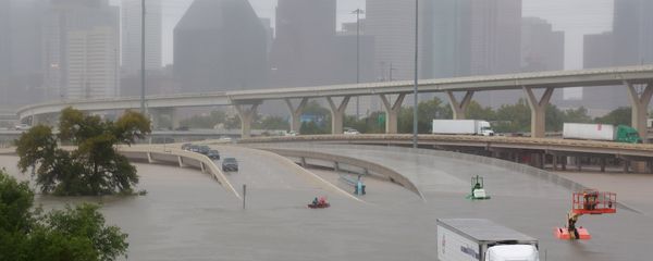 Interstate highway 45 is submerged from the effects of Hurricane Harvey seen during widespread flooding in Houston, Texas, U.S. Interstate highway 45 is submerged from the effects of Hurricane Harvey seen during widespread flooding in Houston, Texas, U.S. - Sputnik International