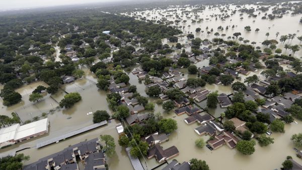 A neighborhood near Addicks Reservoir are flooded by rain from Tropical Storm Harvey Tuesday, Aug. 29, 2017, in Houston. A neighborhood near Addicks Reservoir are flooded by rain from Tropical Storm Harvey Tuesday, Aug. 29, 2017, in Houston. - Sputnik International