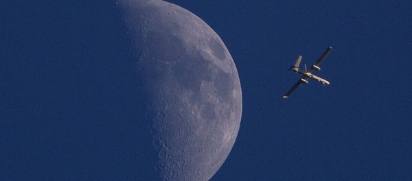 Israeli drone circles over Gaza City. (File) Israeli drone circles over Gaza City. (File) - Sputnik International