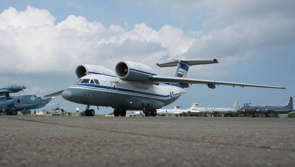 An An-72 airplane during the Sea Ace 2016 naval aviation crews competition in Yeysk - Sputnik International