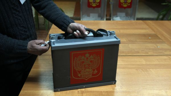 Portable ballot box. File photo - Sputnik International