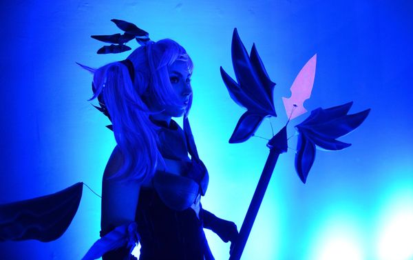 A cosplayer during the League of Legends Continental League finals at the Glavkino film and television complex in the Moscow Region - Sputnik International
