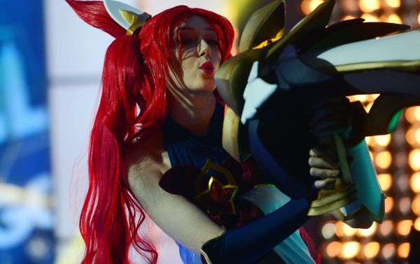 A cosplayer during the League of Legends Continental League finals at the Glavkino film and television complex in the Moscow Region - Sputnik International