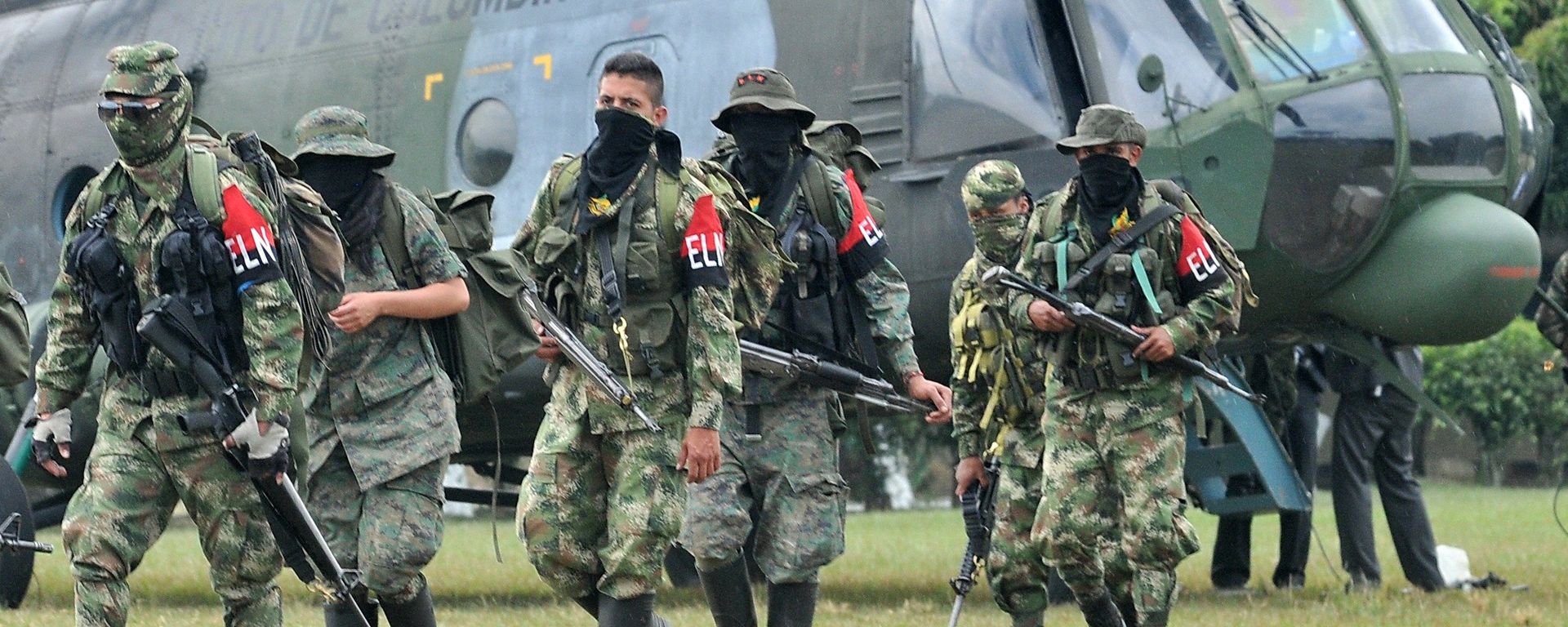 Members of the ELN (National Liberation Army) arrive in Cali, Colombia. (File) Members of the ELN (National Liberation Army) arrive in Cali, Colombia. (File) - Sputnik International, 1920, 06.10.2022