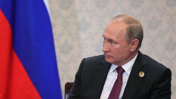 Russian President Vladimir Putin participates in BRICS summit Russian President Vladimir Putin participates in BRICS summit - Sputnik International