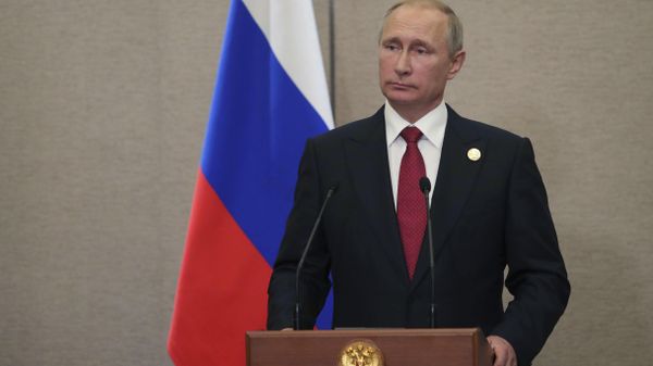 September 5, 2017. Russian President Vladimir Putin at a news conference on the results of the BRICS summit - Sputnik International