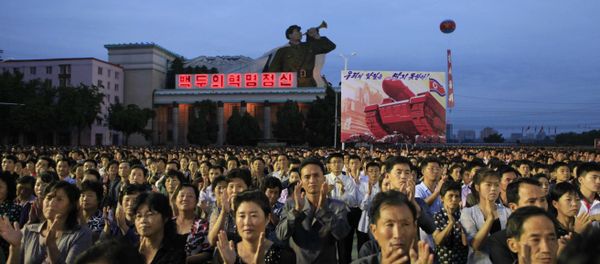 In this Wednesday, Sept. 6, 2017 photo, civilians and military personnel participate in a mass rally in Kim Il Sung Square in Pyongyang, North Korea, to mark their country’s sixth underground nuclear test - Sputnik International