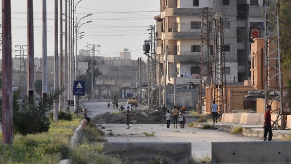 A street in Deir ez-Zor - Sputnik International