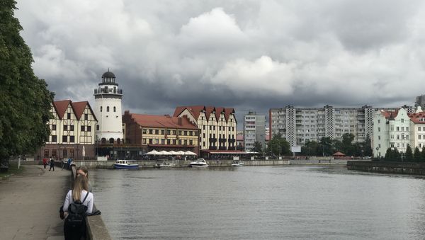 Houses built in the typical German style in Kaliningrad - Sputnik International