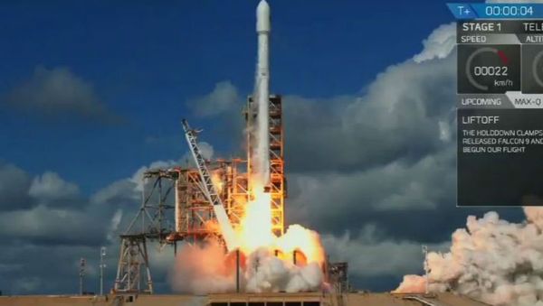 Falcon takes secretive shuttle to space Falcon takes secretive shuttle to space - Sputnik International