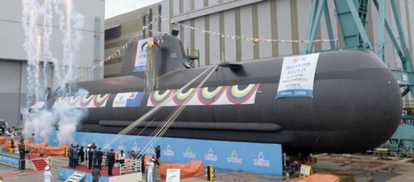 Republic of Korea Navy's KSS-2-class Sin Dol-Seok diesel-electric attack submarine. Republic of Korea Navy's KSS-2-class Sin Dol-Seok diesel-electric attack submarine. - Sputnik International