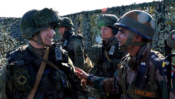 Indra 2016 Russian-Indian military exercise in Primorye Territory. File photo - Sputnik International