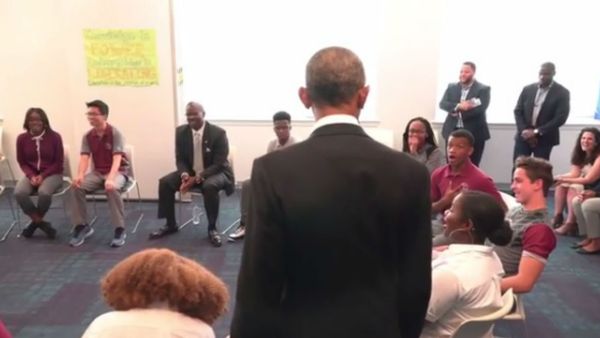Obama Visits McKinley Technology High School in Washington, D.C. - Sputnik International