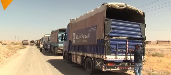 The First Humanitarian Corridor In Deir ez-Zor - Sputnik International