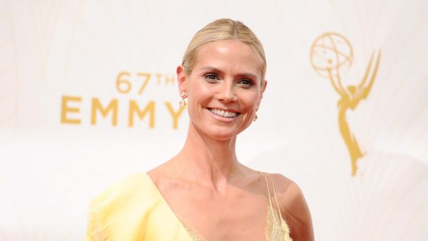 Heidi Klum arrives at the 67th Primetime Emmy Awards on Sunday, Sept. 20, 2015, at the Microsoft Theater in Los Angeles - Sputnik International