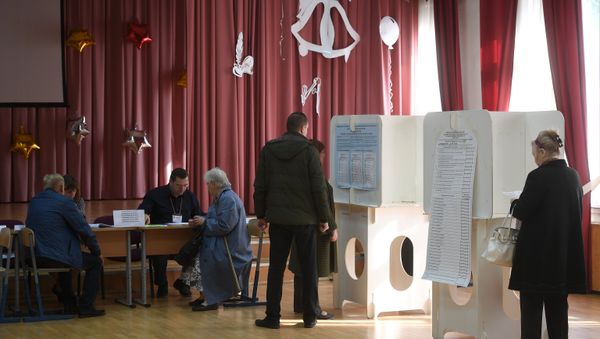 Voting day in Moscow - Sputnik International