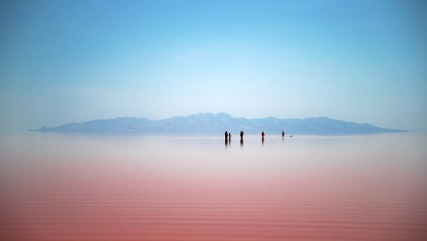 Iranians spend time in Urmia Lake near Urmia, North-western Iran (File) - Sputnik International